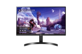 Монитор  27'' LG 27QN600-B/ LG 27QN600-B 27" IPS monitor, 2560x1440, 350cd/m2, 16:9, 5мс (GtG), HDMIx2, DP, Audio out, 75Hz, 178/178, внешний БП, FreeSync, HDR 10, VESA (100x100 мм)