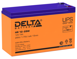 АКБ Delta HR 12-28 W (12V, 7Ah)