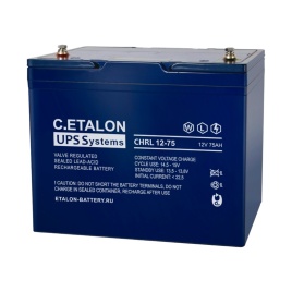 Аккумулятор C.ETALON CHRL 12В 75 А/ч