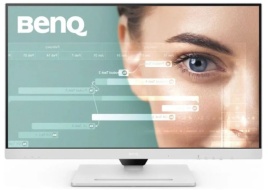 Мониторы/ Benq GW3290QT 31,5'', 2560x1440, IPS,  60Hz, 20M:1, 350cd, 5ms, HDMI, DP; 3*USB 3.2; USB C*65W, Speakers, Height adj 110, Pivot, 99% sRGB, Flicker-free;Low Blue Light, 3Y, White