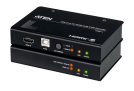 КВМ улинитель USB True 4K HDMI Cat 6 (4K @ 70 m / FHD @ 100 m)/ USB True 4K HDMI Cat 6 KVM Extender (4K @ 70 m / FHD @ 100 m)
