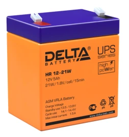 АКБ Delta HR 12-21 W (12V, 5Ah)