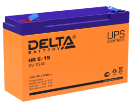 АКБ Delta HR 6-15 (6V, 15Ah)
