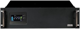 Источник бесперебойного питания Powercom King Pro RM KIN-2200AP LCD 1760Вт 2200ВА черный/ UPS Powercom King Pro RM KIN-2200AP LCD 1760W 2200Va black