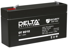 АКБ Delta DT 6012 (6V, 1,2Ah)