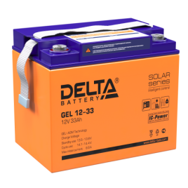 АКБ Delta GEL 12-33 (12V, 33Ah)