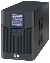 ITK ELECTRA LT ИБП 1кВА/0,8кВт с АКБ 2х7AH USB Schuko