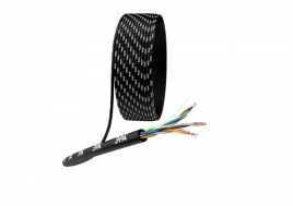 Кабель информационный U/UTP категория 5е 4x2x24AWG(0,50мм) 305м CCA (омедненка) PE OUTDOOR SIMPLE solid черный ЭРА