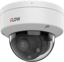 4Мп уличная купольная IP-камера iFlow с гибридной Smart-подсветкой F-IC-1742CMZ4(2.8-12mm)