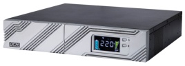 ИБП SRT-1500A, линейно-интерактивный, 1500ВА, 1350Вт, LCD, Rack/Tower, 8 розеток IEC320 C13 с резервным питанием, USB, RS-232, слот под SNMP карту, EPO, защита RJ45, ШхГхВ 428х563х84мм., вес 24кг./ UPS POWERCOM SRT-1500A, line-interactive, 1500VA, 1350W,
