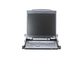 16-портовый IP KVM-переключатель с ЖК-дисплеем Slideaway/ATEN/CL5716IN-ATA-RG/ SINGLE RAIL 16P PS/2-USB LCDKVMP 19INCH WIH IP