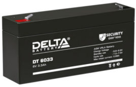 АКБ Delta DT 6033 (125мм) (6V, 3,3Ah)