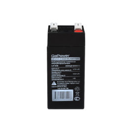 Аккумулятор свинцово-кислотный GoPower LA-445 4V 4.5Ah