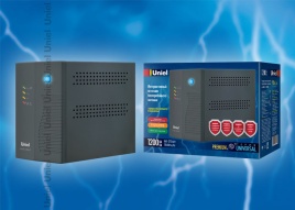 Интерактивный источник бесперебойного питания U-IUPS-1200UC Uniel, номинальная мощность 1200 ВА «Universal»