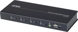 4-портовый USB КМ-переключатель с функцией Boundless Switching (кабели включены)/ 4-Port USB Boundless KM Switch