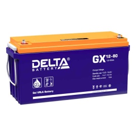 АКБ Delta GX 12-80 (12V, 80Ah)