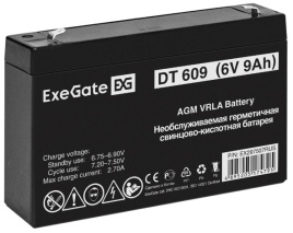 Батарея аккумуляторная Exegate DT 609
