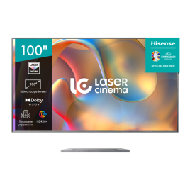 Лазерный телевизор TV 100'' Hisense, Projector Triple-Chroma, 4K UHD, 100L5H