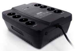 ИБП SPD-1000N, резервный, 1000 ВA, 550 Вт, 4 евророзетки с резервным питанием, 4 евророзетки с фильтрацией, ШхГхВ 285х232х103мм, 4.5 кг/ Powercom UPS Spider SPD-1000N