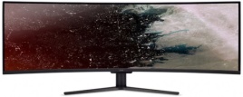 Монитор/ ACER EI491CRSBMIIIPHX 49'', ZeroFrame Yes, Curved 1800R Black, 32:9, VA, 3840x1080, 4ms, 400cd, 144Hz, 1xHDMI(2.0) + 2xHDMI(1.4) + 1xDP(1.2) + Audio Out, Speakers 3Wx2, sync: FreeSync Premium Pro, hdr: HDR 400, hadj 95
