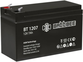 Аккумулятор 12В 7Ач Battbee