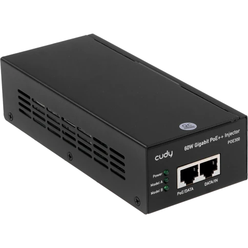 Инжектор/ 60W Gigabit PoE+/PoE Injector фото 1