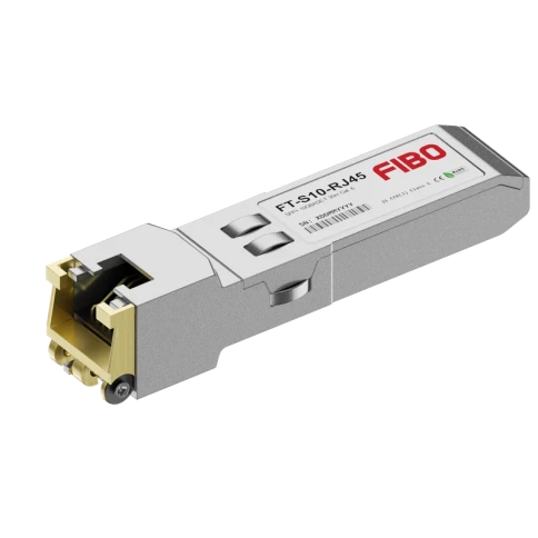 Трансивер/ FIBO FT-S10-RJ45 SFP+ модуль RJ45, 10G, 30м, cat 5E фото 1