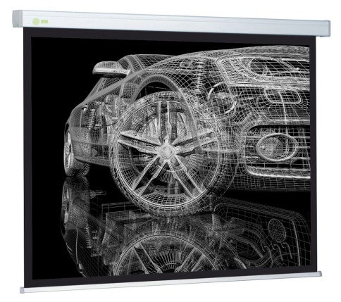 Экран Cactus 213x213см Wallscreen CS-PSW-213x213 1:1 настенно-потолочный рулонный белый фото 1