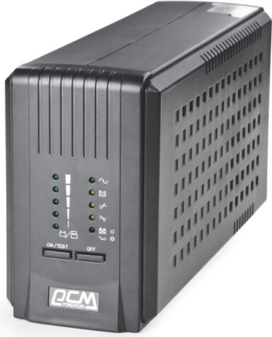 Источник бесперебойного питания Powercom Smart King Pro+ SPT-500 400Вт 500ВА черный/ UPS Powercom Smart King Pro+ SPT-500 400W 500Va black фото 1