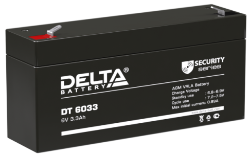 АКБ Delta DT 6033 (6V, 3,3Ah) фото 1