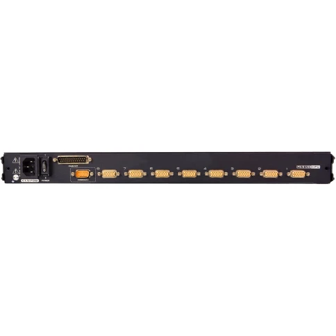 8-портовый IP KVM-переключатель с ЖК-дисплеем Slideaway/ATEN/ SINGLE RAIL 8P PS/2-USB LCDKVMP 17INCH WIH IP фото 2