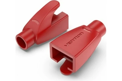 Колпачки изолирующие Vention для разъемов RJ-45 (50шт.) - Красный фото 1