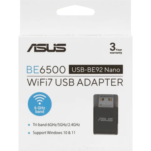 Адаптер ASUS USB-BE92 Nano/ ASUS USB-BE92 Nano фото 6