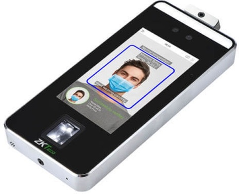 Терминал контроля доступа биометрический с измерением температуры тела ZK-Speedface-V5L[TD] фото 1