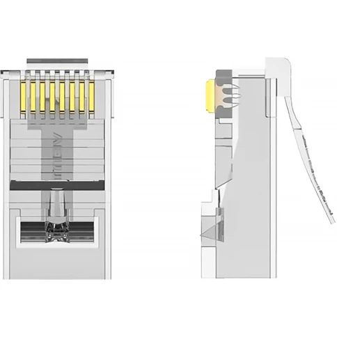 Коннектор Vention RJ45 (8p8c), cat. 6, под витую пару (10шт.) (IDDR0-1 фото 2