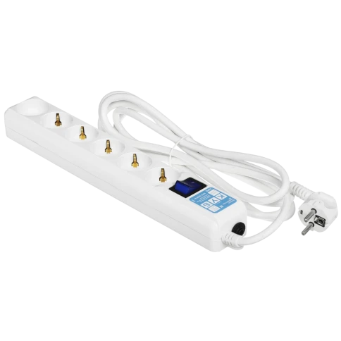 Фильтр-удлинитель Power Cube PRO, 3,0 м 6 розеток, LC контур, 16А/3,5кВт фото 1