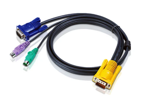 Кабель KVM PS/2 "гидра" 1.8м SP15 M(Y)-- HD15M/MINIDIN6M/ CABLE SP15 M(Y)-- HD15M/MINIDIN6M 1.8m фото 1