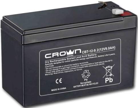 Аккумулятор Crown CBT-12-9.2 фото 1