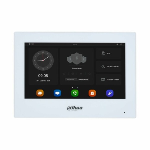 Монитор видеодомофона IP DAHUA 7 дюймовый белый DHI-VTH5321GW-W фото 1