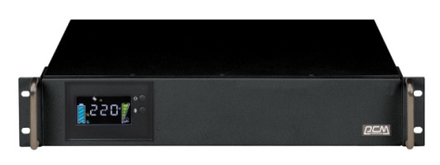 Источник бесперебойного питания Powercom King Pro RM KIN-1500AP LCD 1200Вт 1500ВА черный/ UPS Powercom King Pro RM KIN-1500AP LCD 1200W 1500Va black фото 1