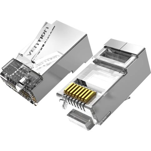 Коннектор Vention RJ45 (8p8c), FTP, cat. 6A, под витую пару, экраниров фото 1