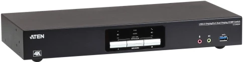 2-Поротовый USB3.0 4K DisplayPort Dual Display KVM переключатель/ 2-Port USB3.0 4K DisplayPort Dual Display KVM switch. Aten фото 3