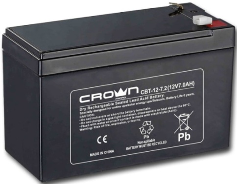 Аккумулятор Crown CBT-12-7.2 фото 1