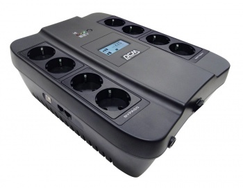 Источник бесперебойного питания Powercom Spider SPD-1100U LCD USB 605Вт 1100ВА чер (плохая упаковка) фото 1