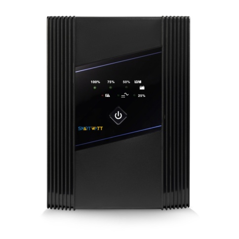 ИБП UPS UNI 850 линейно-интерактивный, мощность 850/500 ВА/Вт, напольный, LED индикация, Shuko CEE7/4 - 2 шт. фото 1