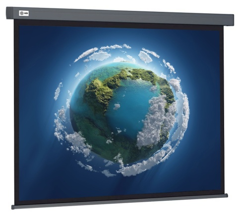 Экран Cactus 187x332см Wallscreen CS-PSW-187X332-SG 16:9 настенно-потолочный рулонный серый фото 1