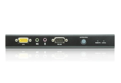Удлинитель консоли (клав./мышь USB+мон.+аудио+RS232) на 200м/ USB VGA/Audio Cat 5 KVM Extender фото 3