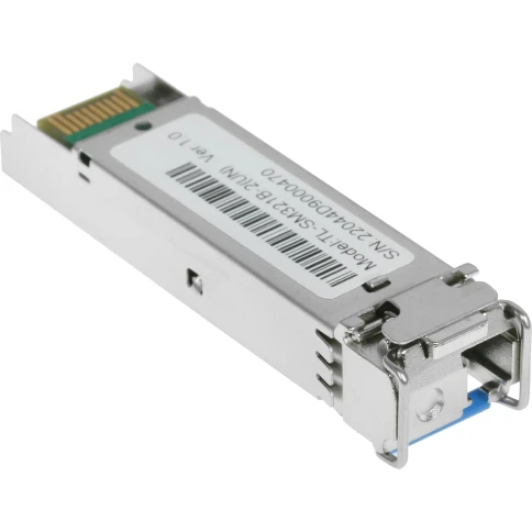 Трансивер/ 1000Base-BX WDM Bi-Directional SFP module, TX: 1310 nm and RX: 1550 nm, 1 LC Simplex port , up to 2 km transmission distance in 9/125 µm SMF фото 2