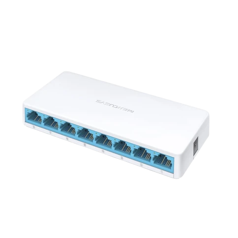 Коммутатор/ 8-port 10/100Mbps desktop switch, plastic case фото 2