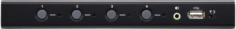 4-портовый USB КМ-переключатель с функцией Boundless Switching (кабели включены)/ 4-Port USB Boundless KM Switch фото 2